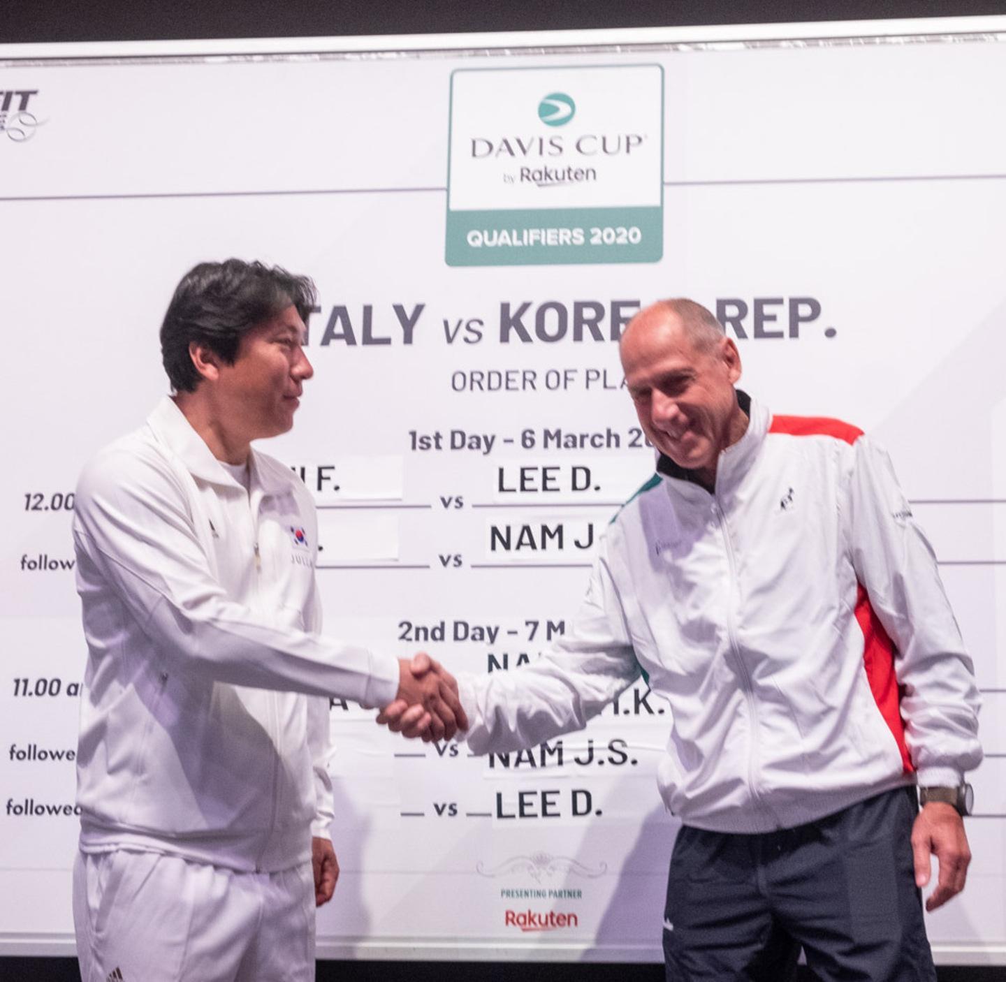 Con lo staff sudcoreano c’è anche un italiano 