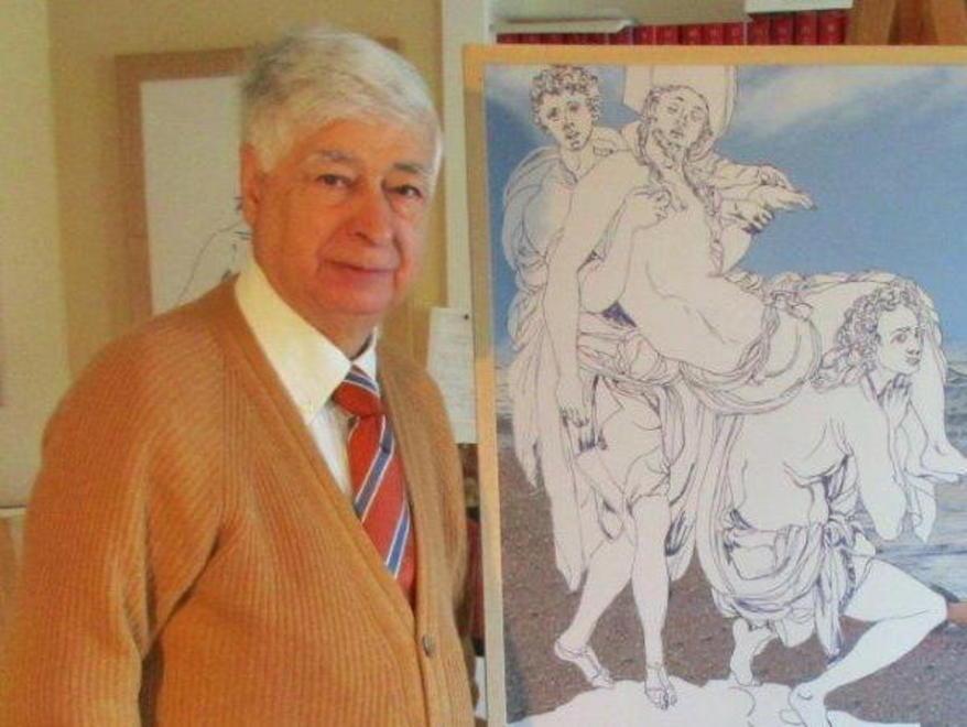 Donata a Mattarella un’opera di Carlo Carli 
