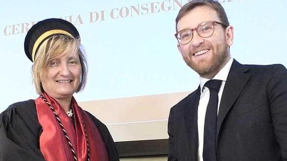 La rettrice Sabina Nuti con il ministro per il Sud Giuseppe Provenzano, ex allievo della Scuola Superiore Sant’Anna