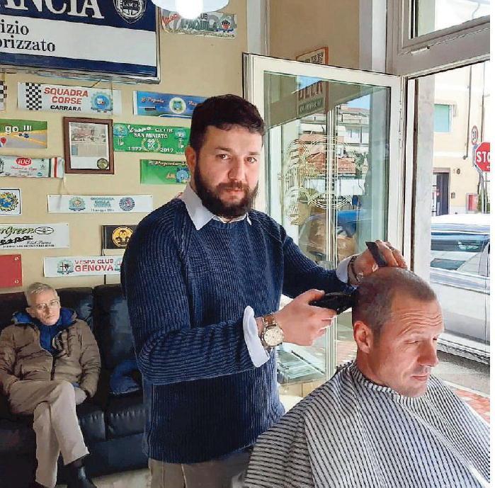 Federico Bernardini del Barber Shop, al momento è primo in classifica