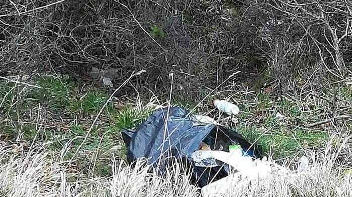 Rifiuti in mezzo alla natura Appello per le fototrappole