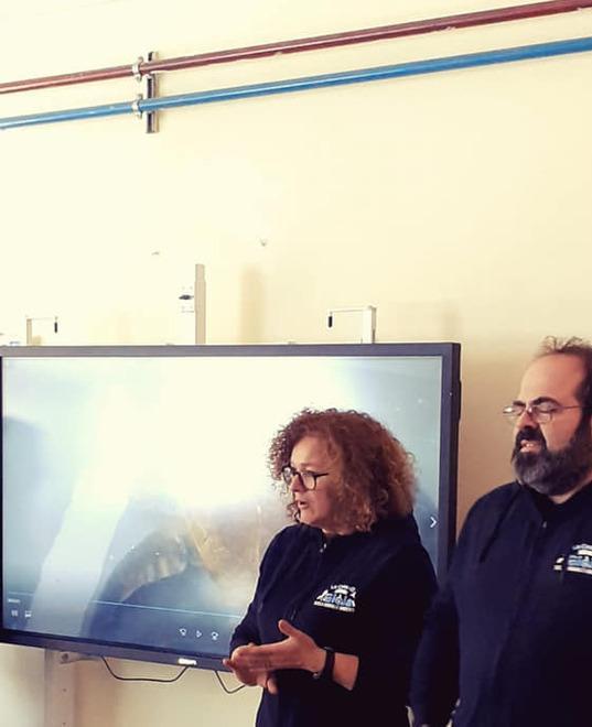 Le tartarughe marine spiegate agli studenti 