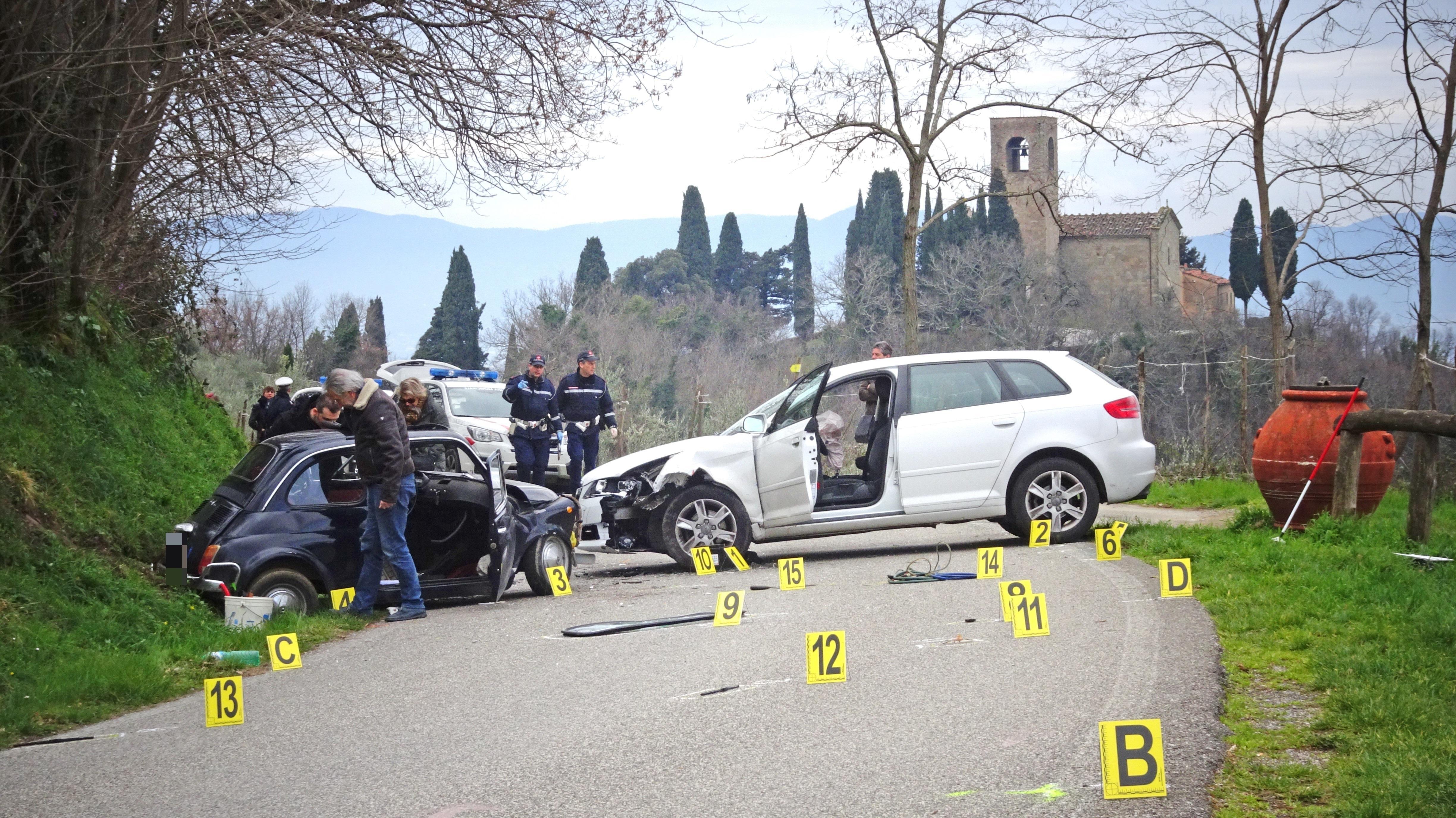 Muore nello scontro frontale in via di Lupicciano 
