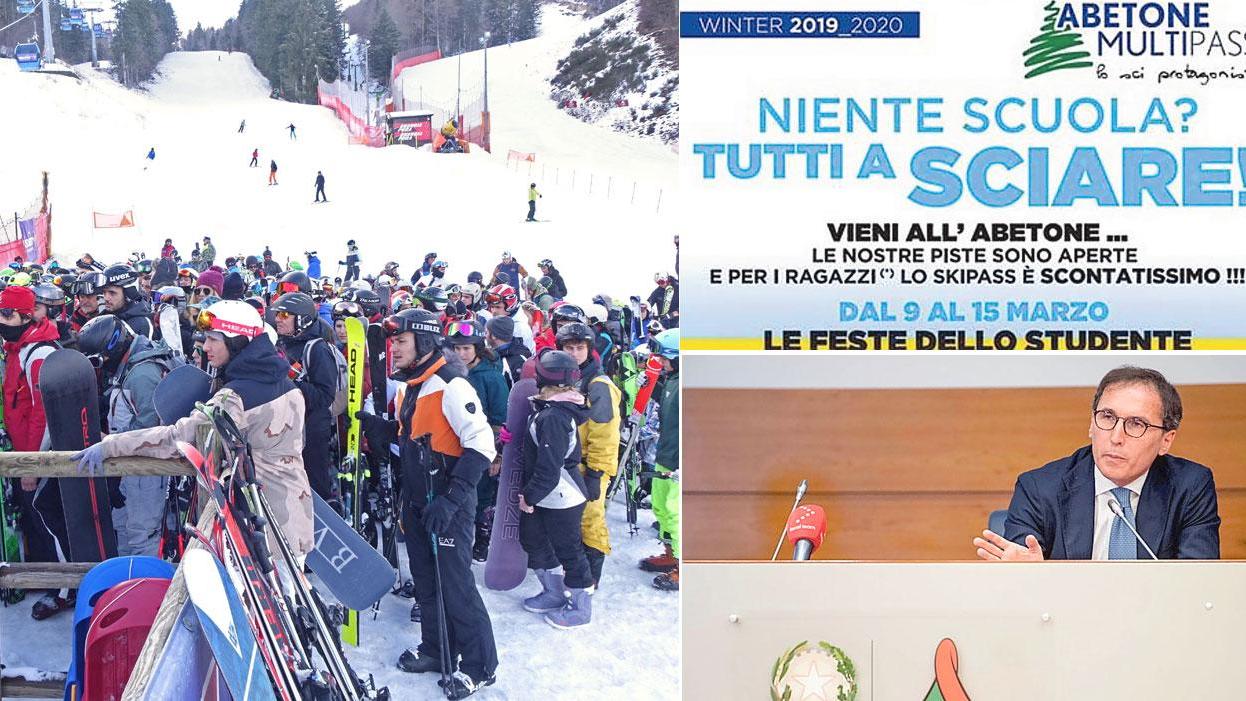 Folla all'Abetone per sciare, il ministro Boccia contro il Multipass: «Operazione vergognosa»