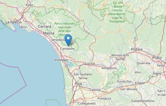 Lieve scossa di terremoto in Versilia: magnitudo 2.6