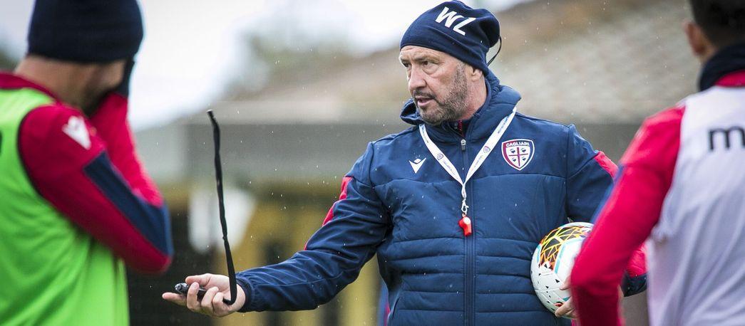 Zenga durante un allenamento ad Asseminello