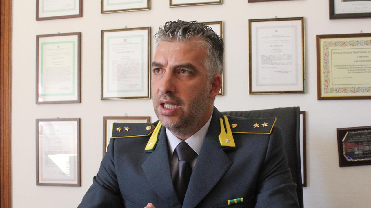 Il tenente della guardia di finanza, Antonio Stabile (foto d'archivio)