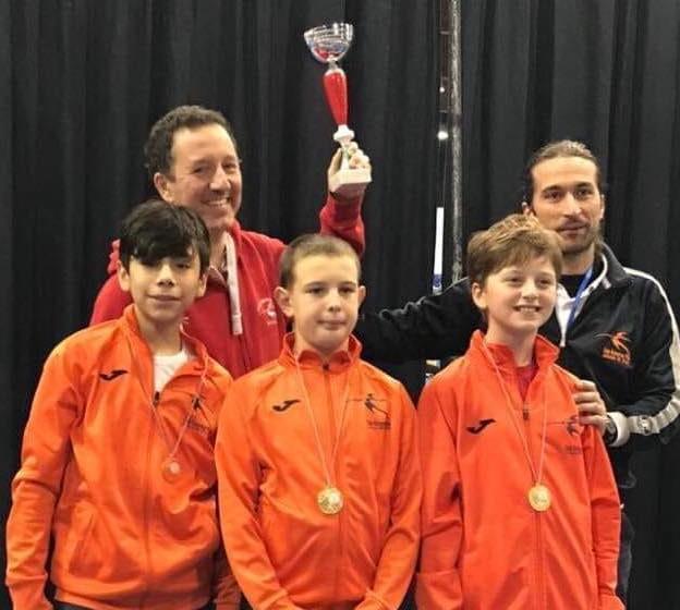 I giovani atleti della Di Ciolo sul podio al Gran prix di Roma