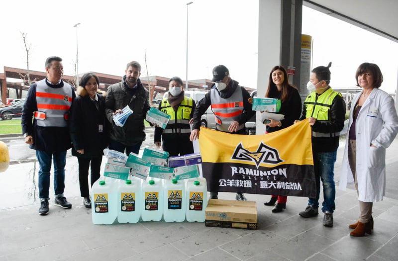 Un migliaio di mascherine donate all’ospedale