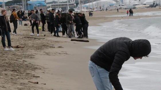 Maturandi a Viareggio per il rito dei 100 giorni