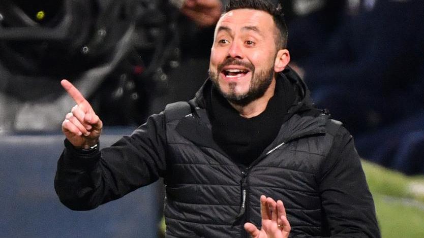 De Zerbi: «Iniziato male poi i ragazzi sono stati bravi a venire fuori e vincere»