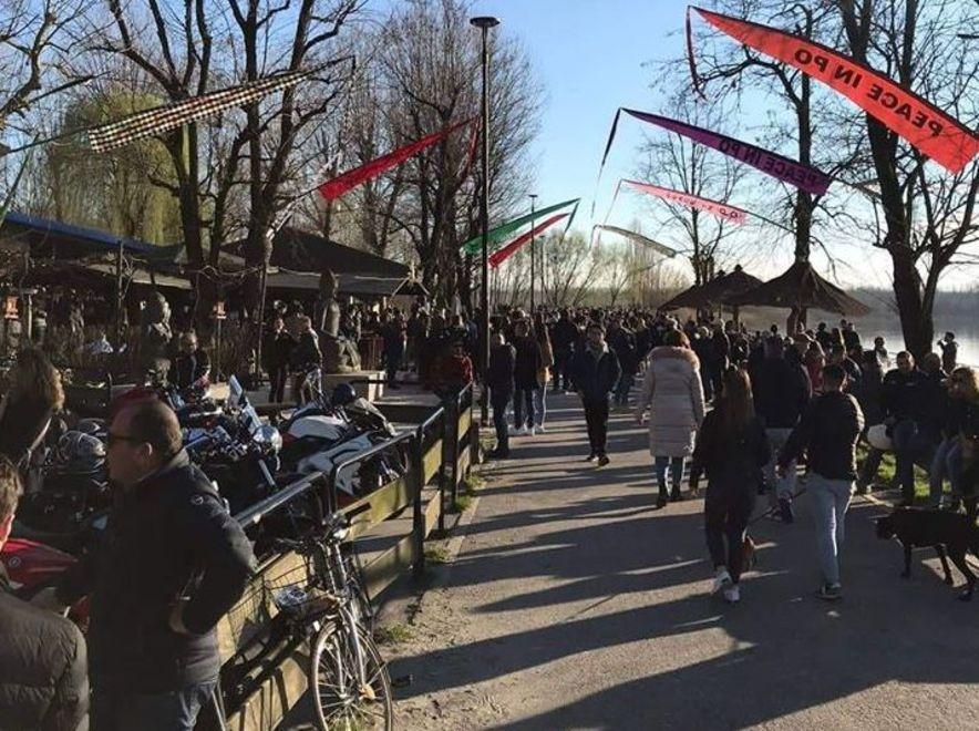 Bloccato a Guastalla L’appello “restate a casa” è annegato in un drink