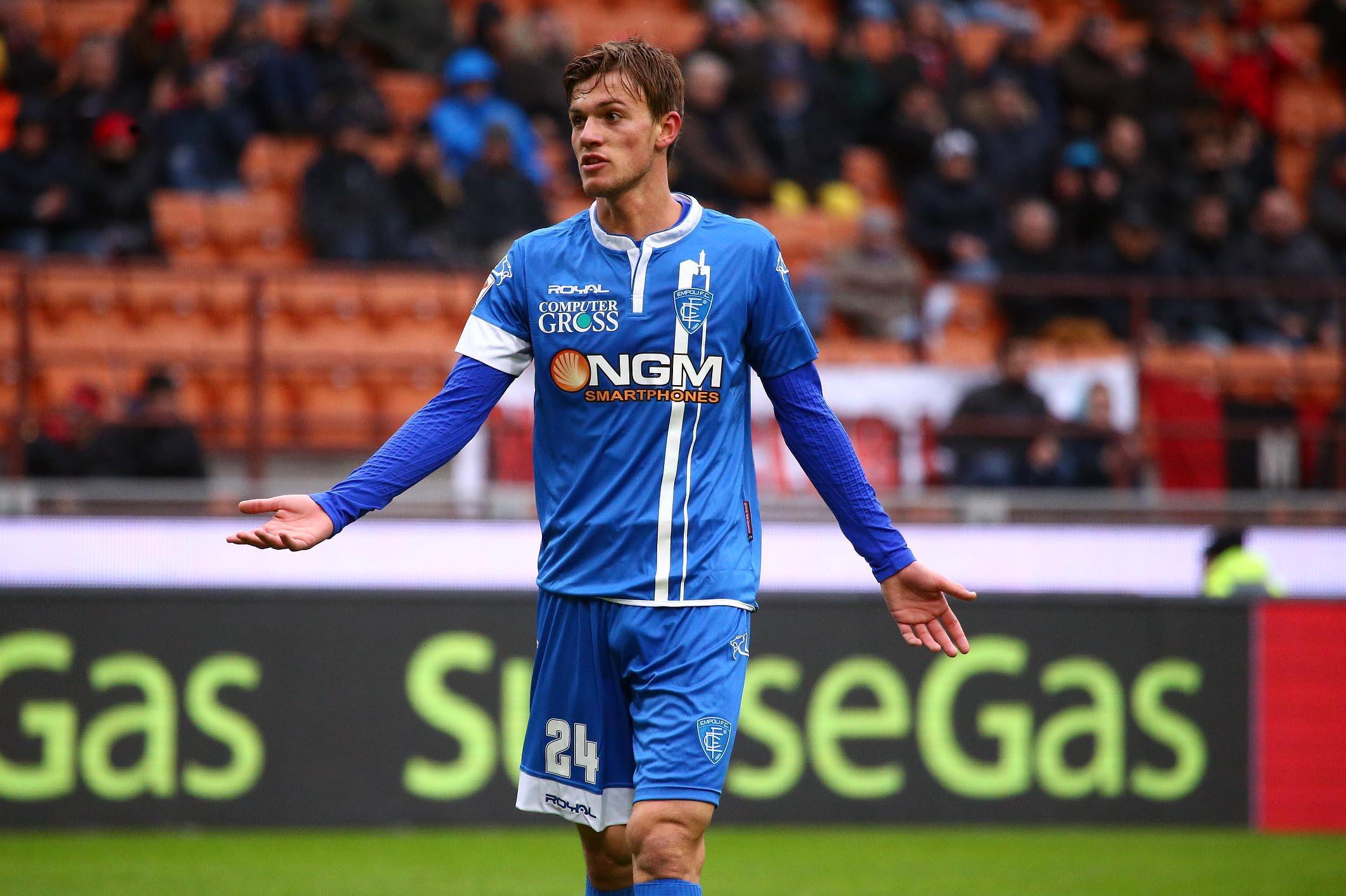 Daniele Rugani con la maglia dell'Empoli