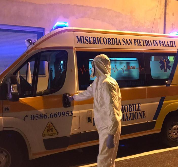 Palazzi, Misericordia in campo con ambulanze e personale 