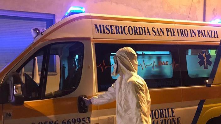 Palazzi, Misericordia in campo con ambulanze e personale
