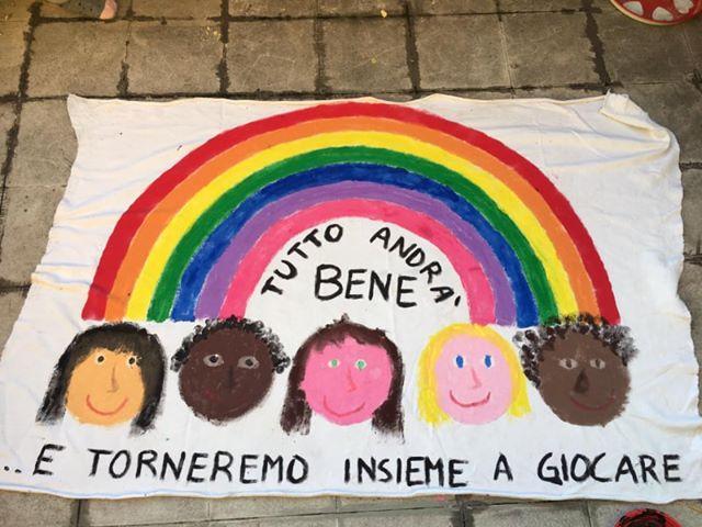 Il messaggio di speranza dei bambini della quarta A della scuola Laura Poli