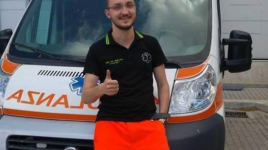 Matteo Bruni durante un servizio prima di risultare positivo al tampone del Covid-19