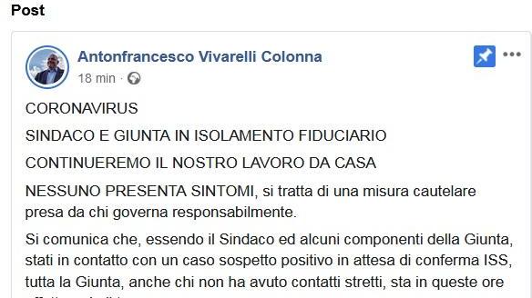 Grosseto, sindaco e giunta in isolamento fiduciario