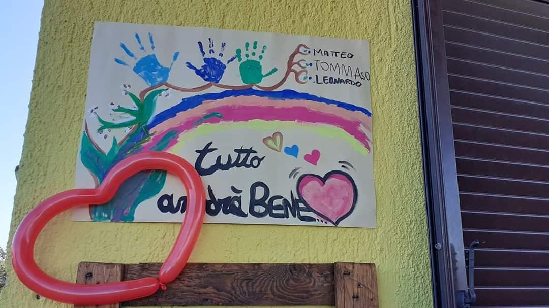 L'omaggio di Matteo, Tommaso e Leonardo