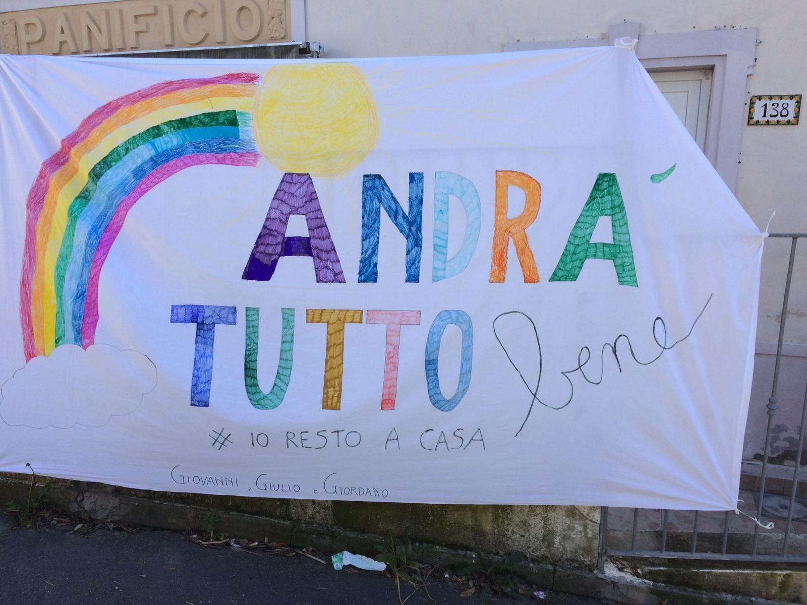 Il messaggio di speranza inviato da Montenero a tutta la città
