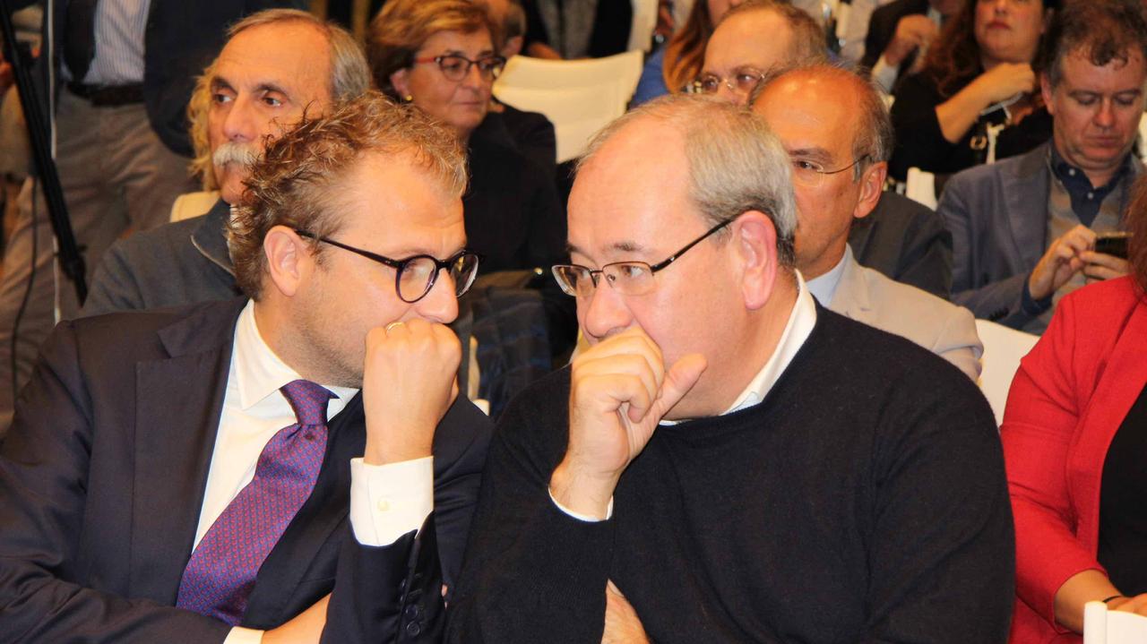 Luca Lotti insieme ad Antonello Giacomelli