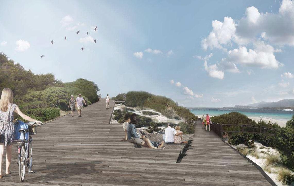 Il sogno è dire addio alla strada sulle dune 