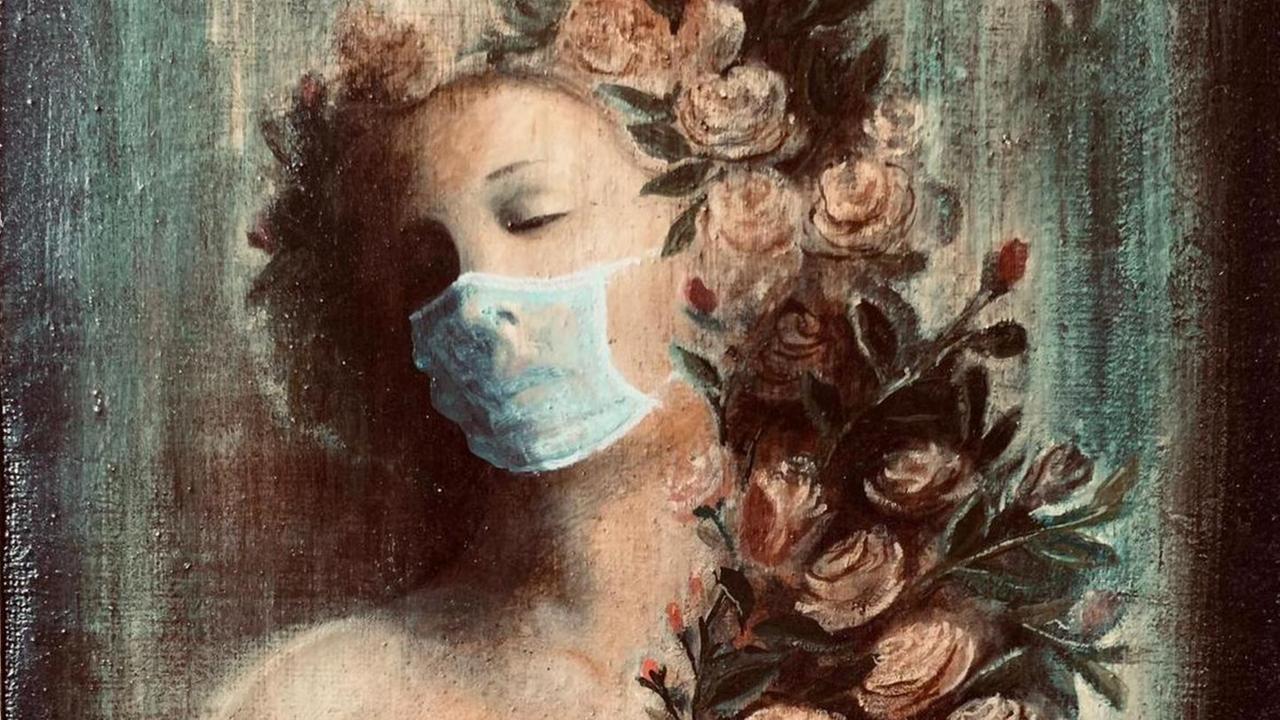 Sassari, l’omaggio dell'artista Jacopo Scassellati all’Italia che lotta contro il coronavirus