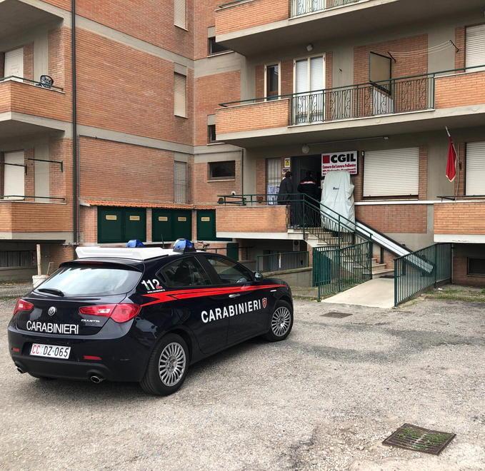 L'intervento dei carabinieri