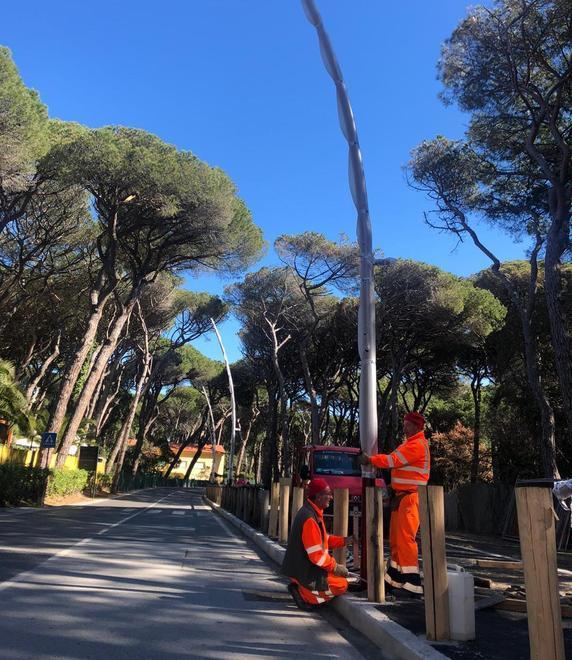 Proseguono i lavori sulla pista ciclabile che conduce a Marina