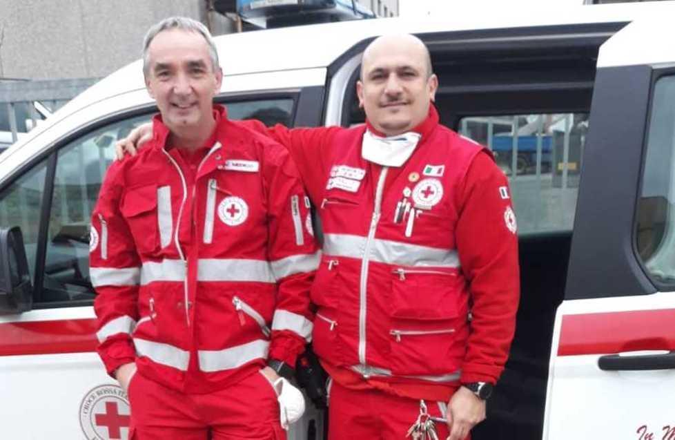 Il dottor Riccardo Ristori (a sinistra) con Salvatore Lo Monaco