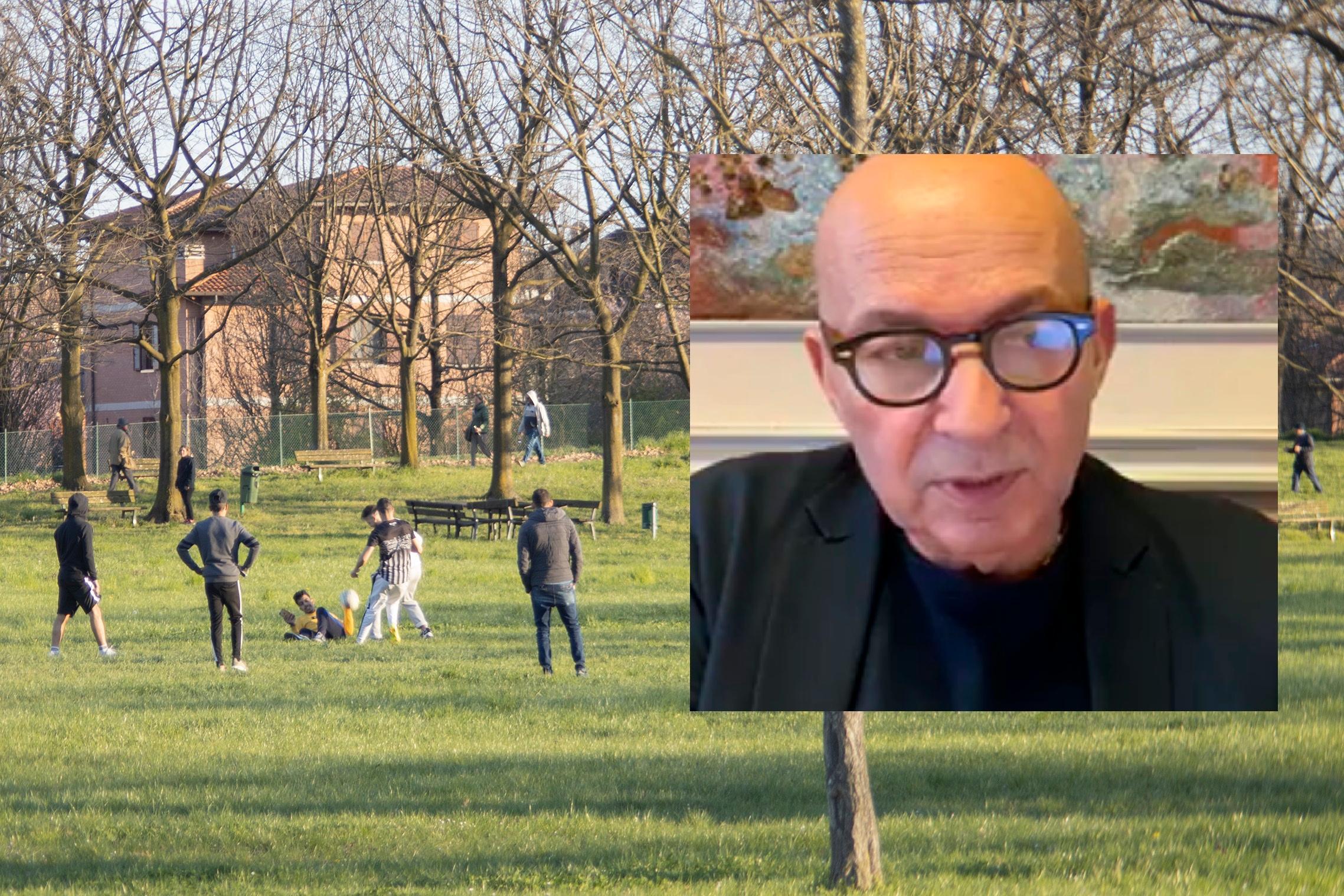 Coronavirus. Il commissario Venturi: "Basta cazzeggio al parco: state a casa!"
