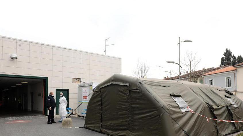Centoventi tamponi nell’area pre-triage Primo bilancio dell’ospedale di Empoli