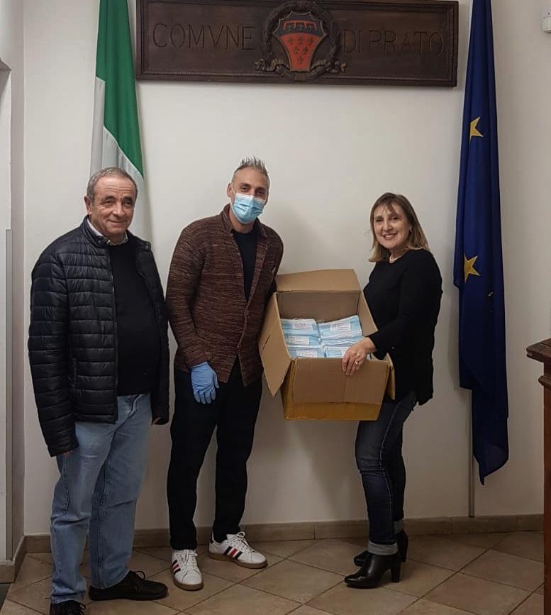 Azienda dona 2.250 mascherine a Protezione civile e Polizia municipale 