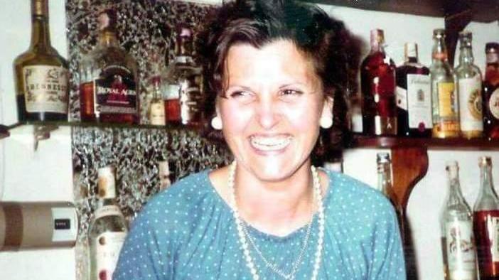 Una foto di Oriana Veroni da giovane, negli anni '80