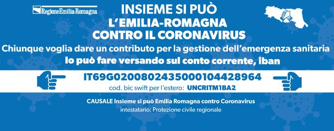 Emilia Romagna contro il virus, insieme si può artisti e sportivi mobilitati per aiutare la sanità