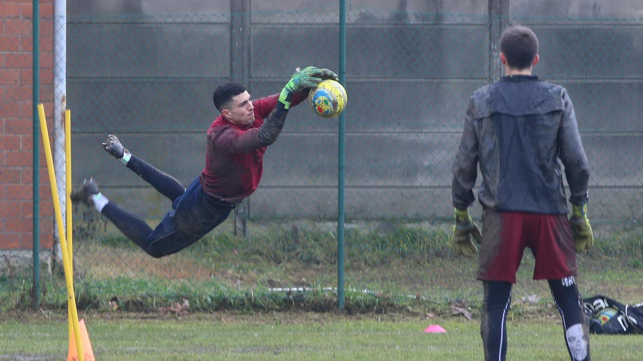 I portieri granata durante uno degli ultimi allenamenti sostenuti all'ex Sporting