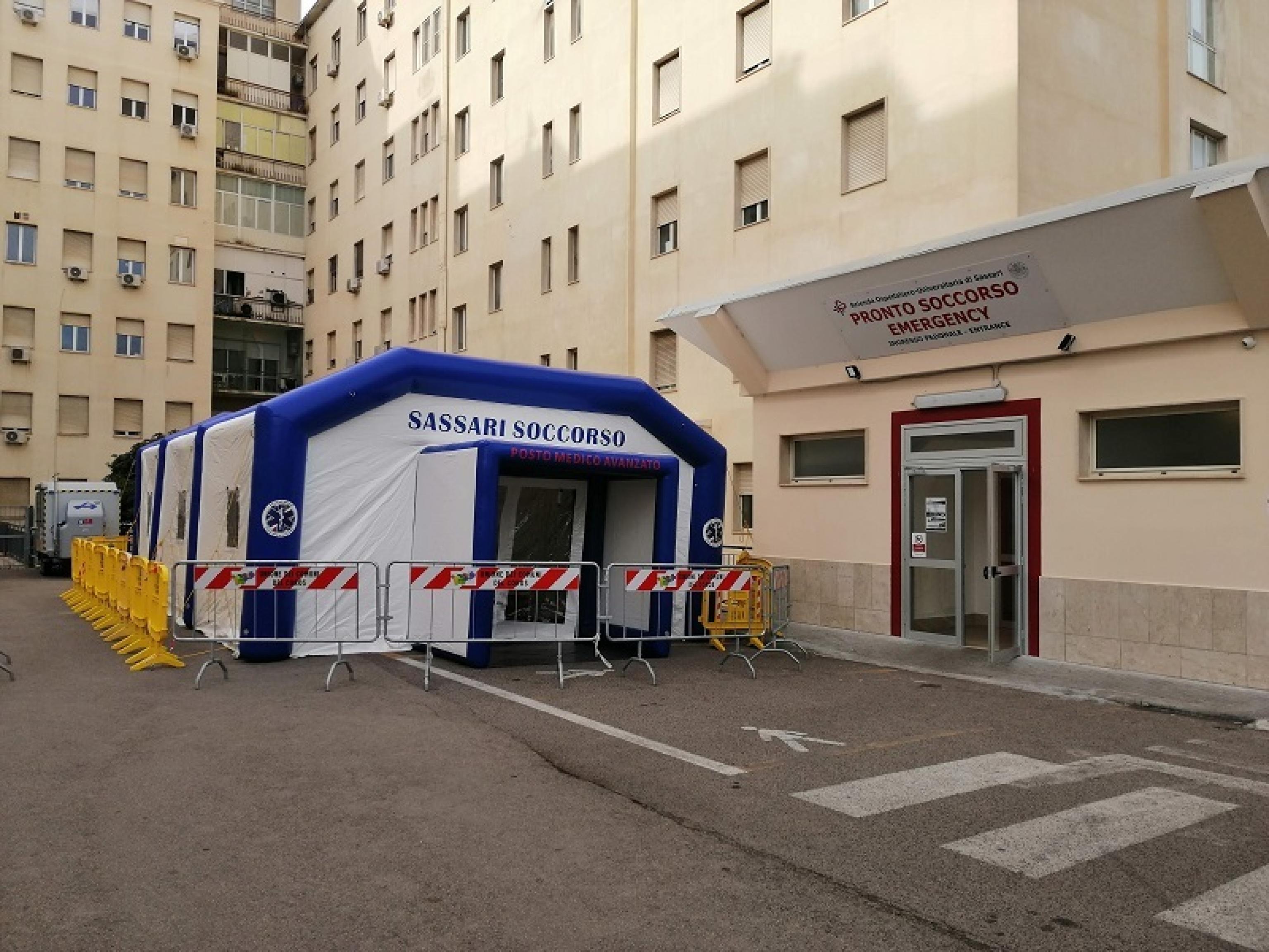 Sassari, trasferiti medici e pazienti dal reparto di cardiologia 