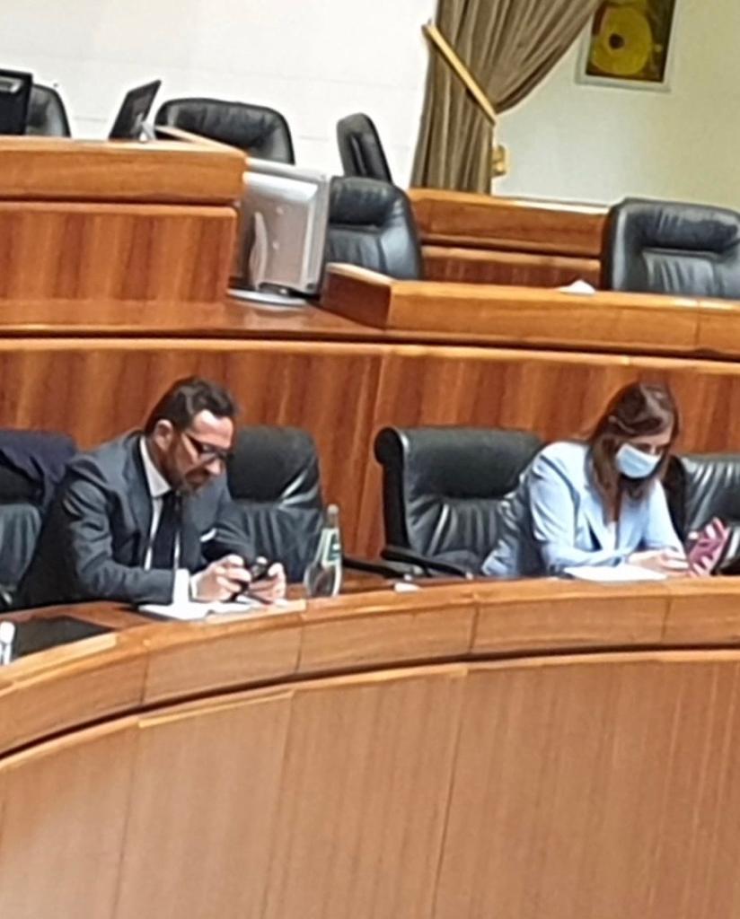 Gli assessori Giuseppe Fasolino e Alessandra Zedda