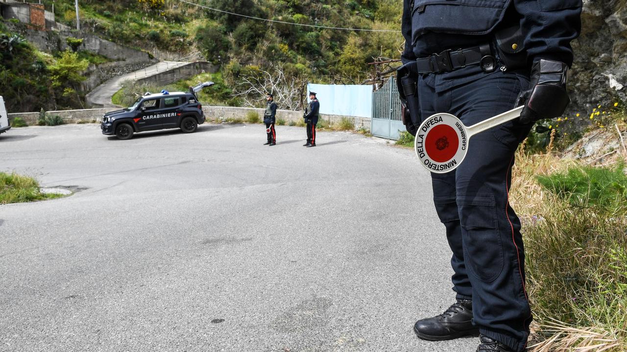 Un controllo dei carabinieri