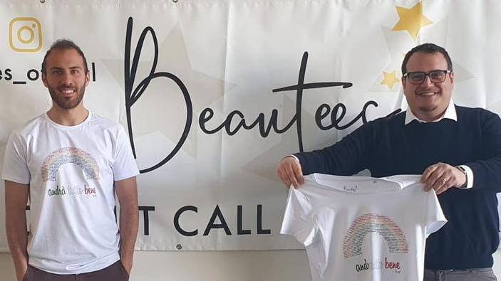Magliette made in Peccioli per aiutare l’ospedale di Lodi