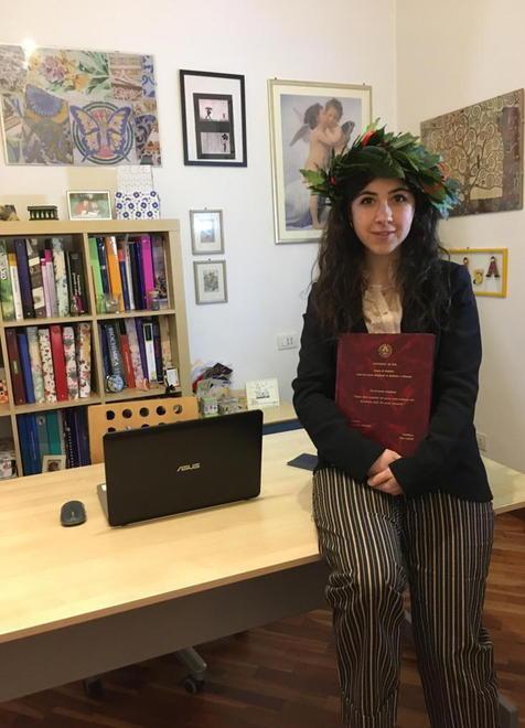 Si è laureata via Skype ed è pronta al tirocinio per poi affiancare da subito i medici di base