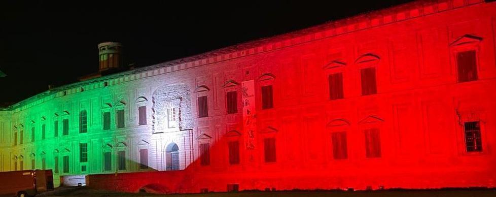 La rocca tricolore festeggia San Giuseppe