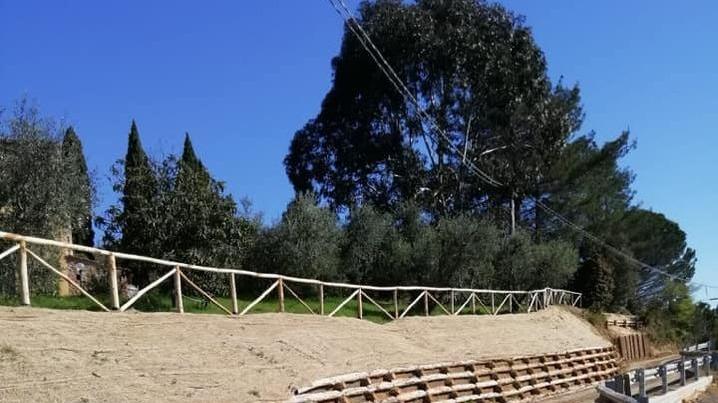 Via di Carbonaia nel territorio di Palaia