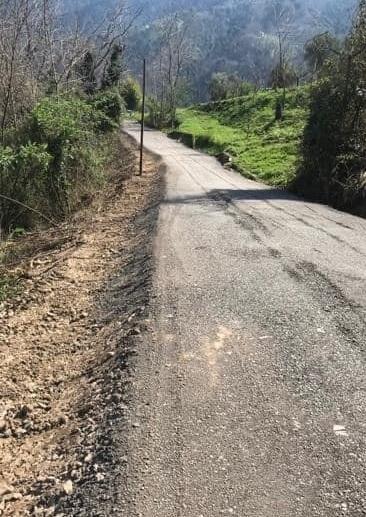 Messa in sicurezza la strada sopra l’Incaba