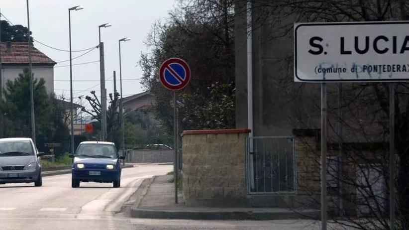 L’ingresso nell’abitato di Santa Lucia