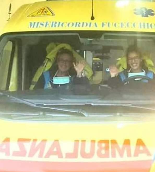 Barbara e Omaina a Bergamo per aiutare a fermare il contagio 