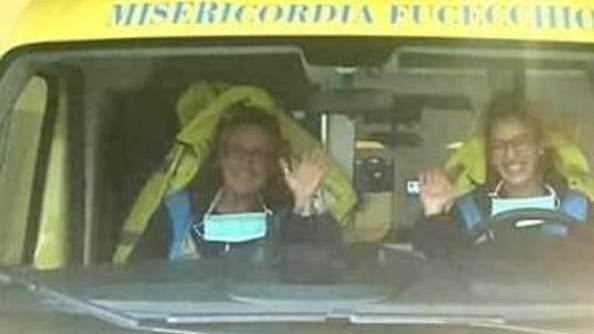 Barbara e Omaina a Bergamo per aiutare a fermare il contagio