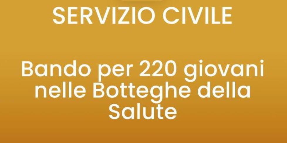 Botteghe salute bando prorogato fino al 20 aprile 