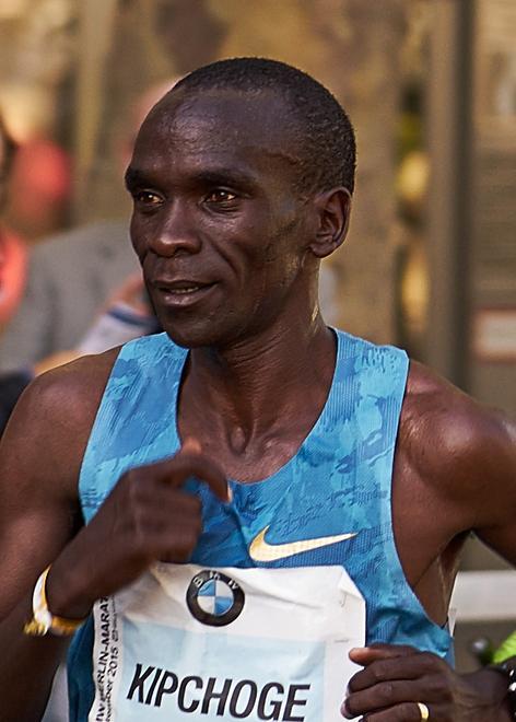 Elioud Kipchoge, primatista mondiale della maratona