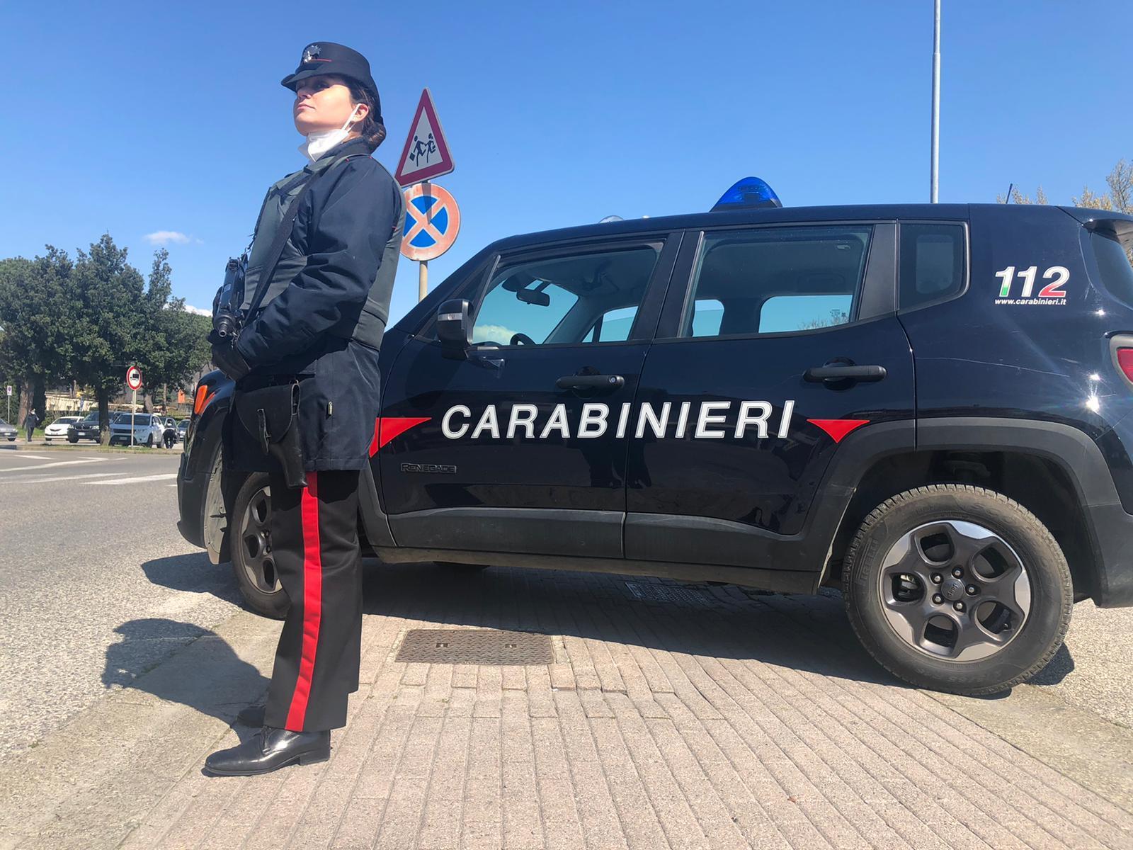 I controlli dei carabinieri a Monsummano